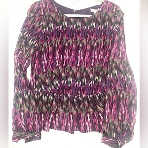 A.L.C. Semi Sheer Peplum Blouse Size 2 NWT